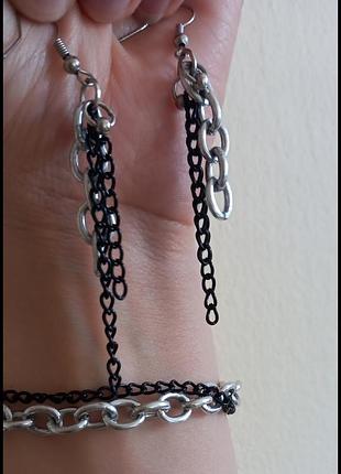 Комплект прикрас, сережки  та браслет