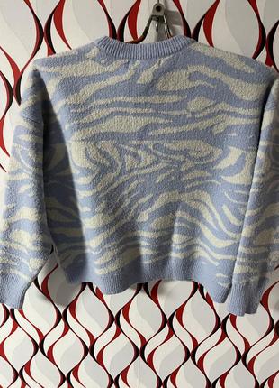 Стильний светр абстрактний принт2 фото