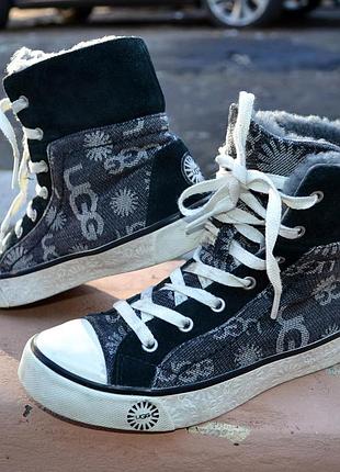 Ugg australia джинсовые черные сапоги 36р.оригинал.