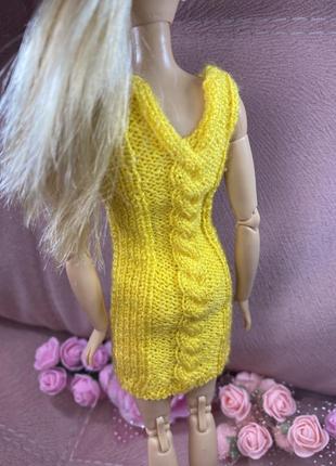 Платье для куклы барби для кукол barbie одежда ручной работы6 фото