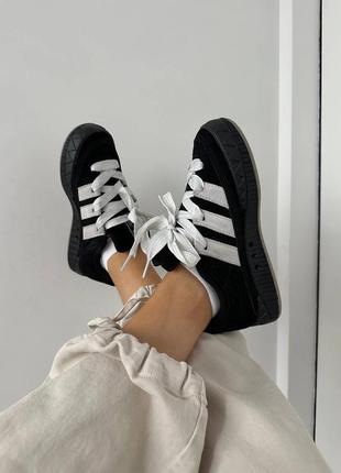 Sale кроссовки adidas adimatic ““full black / white”3 фото