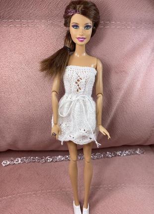 Платье для куклы барби для кукол barbie одежда ручной работы