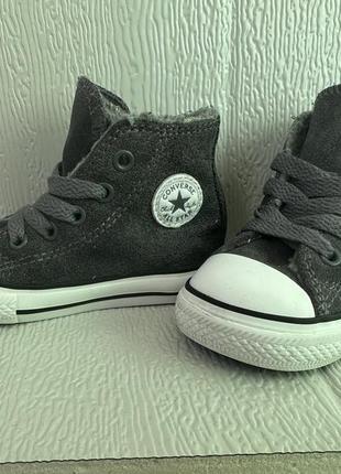 Дитячі осінні  кеди converse2 фото