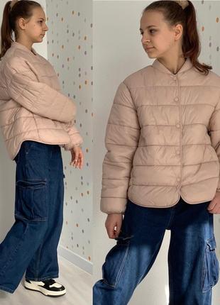Дитяча куртка zara для дівчинки/детская демисезонная куртка зара на девочку/