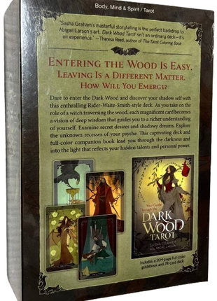 Гадальні карти таро темного лісу (dark wood tarot) з книгою 78 карт2 фото