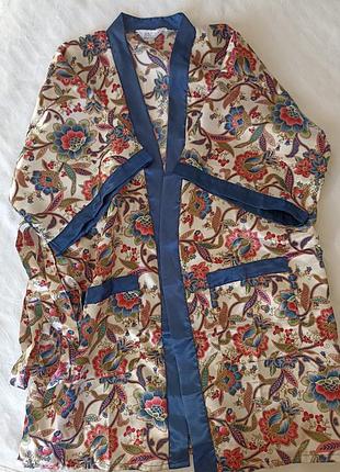 Халат шелковый