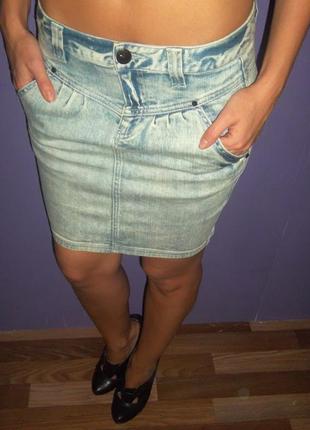 Джинсовая юбка