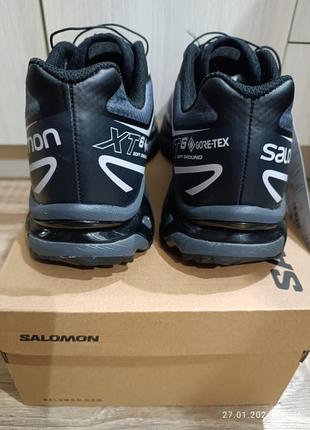 Кросівки salomon xt-6 black grey4 фото