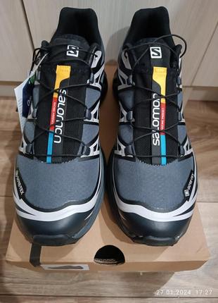 Кросівки salomon xt-6 black grey3 фото