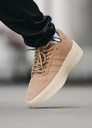 Чоловічі замшеві кросівки adidas forum 84 x fear of  god brown