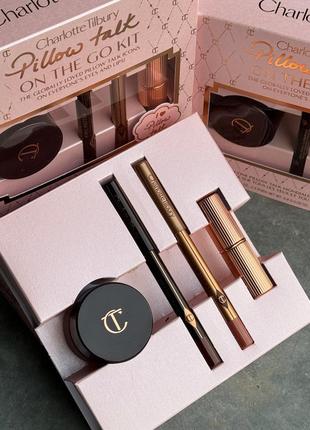 Подарочный набор charlotte tilbury   pillow talk on the go kit оригинал1 фото