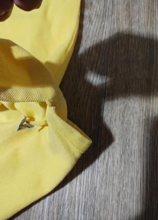 Мужская футболка / поло / polo ralph lauren / жёлтая футболка с воротником / мужская одежда / чоловічий одяг /5 фото