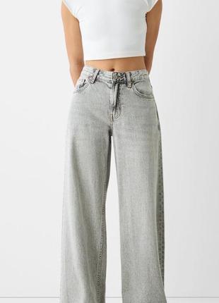 Джинси wide leg bershka джинси труби бершка