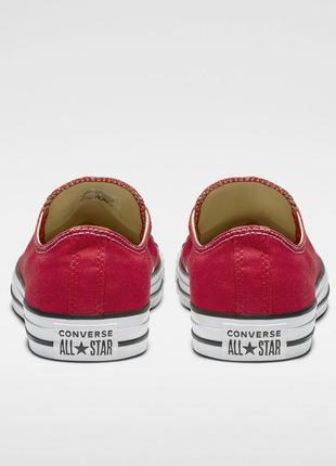 Нові жіночі уеди converse chuck taylor all star ox red8 фото