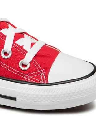 Нові жіночі кеди converse chuck taylor all star ox red7 фото