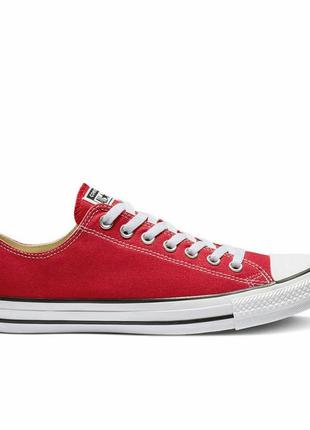 Нові жіночі кеди converse chuck taylor all star ox red9 фото