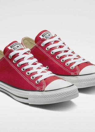 Нові жіночі уеди converse chuck taylor all star ox red4 фото