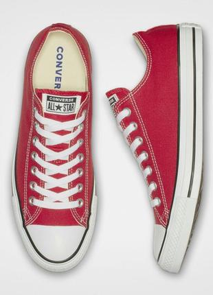 Нові жіночі кеди converse chuck taylor all star ox red6 фото