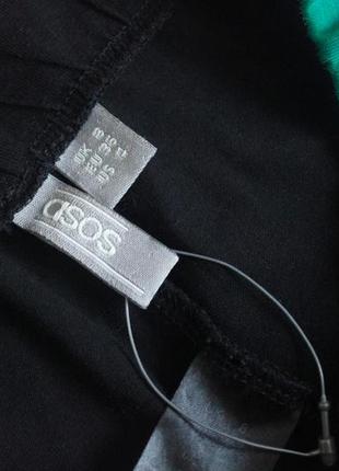 Трикотажні широкі штани труби з лампасами палаццо від asos6 фото