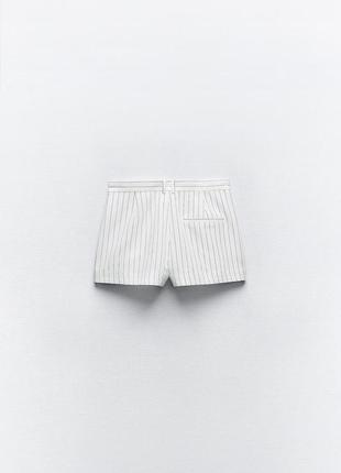 Короткие полосатые шорты3 фото