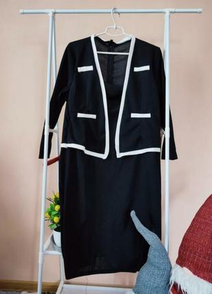 Сукня-піджак у діловому стилі, батал1 фото