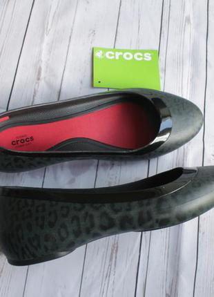 Балетки оригинал crocs lina shiny5 фото