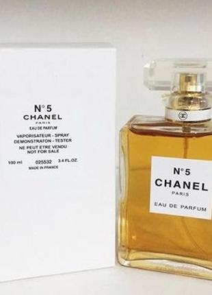 Жіночі парфуми chanel n5 eau de parfum [tester] 100 ml. шанель номер 5 (тестер) 100 мл.