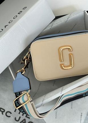 Сумка marc jacobs the snapshot sky beige