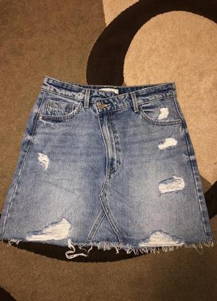 Джинсова спідниця