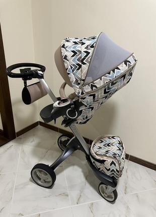 Летний комплект текстиля на коляску stokke7 фото