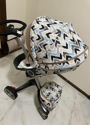 Летний комплект текстиля на коляску stokke