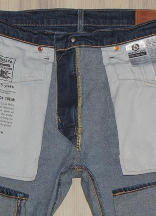 Фірмові стильні джинси levi's premium, w34/l32 (супер ціна!!!)7 фото