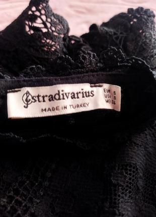 Блуза stradivarius💘🖤 мереживо💘🖤5 фото