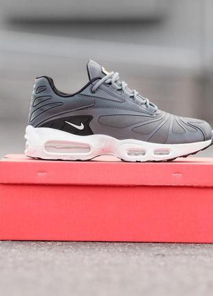 Мужские кроссовки легкие nike air max стильные серые спортивные кроссовки на лето найк айр макс