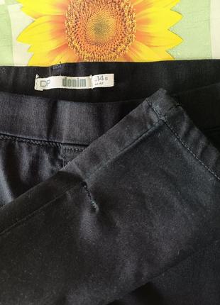 Р 14 / 48-50 темно синие джинсы штаны брюки джеггинсы узкие скинни dp6 фото