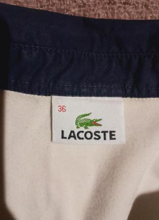 Футболка жіноча біла lacoste  p.s-m вінтаж 3