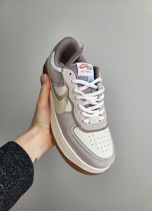 Nike air force 1 shadow grey1 фото