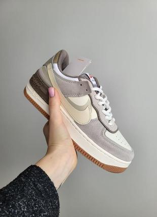 Nike air force 1 shadow grey2 фото