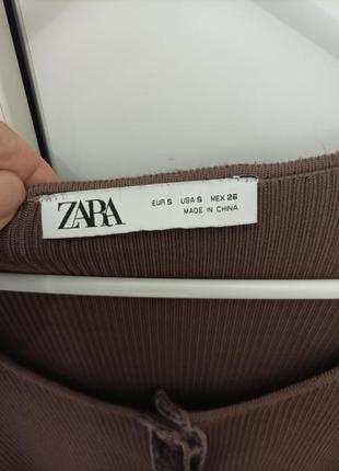 Лонгслів, кардиган, кофточка на ґудзиках zara, розмір s-m.8 фото