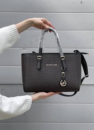 Сумка michael kors shopper brown