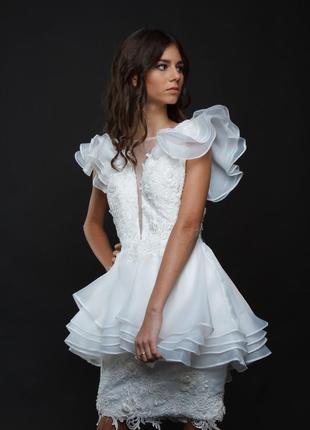 Платье эксклюзивное свадебное дизайнерское9 фото