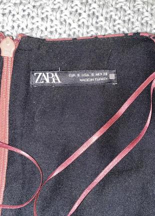 Сукня zara з анімалістичним принтом та драпуванням з боків5 фото