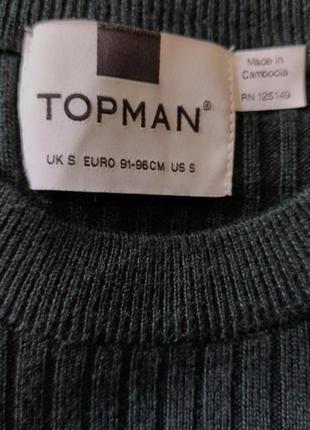 Свитер в рубчик topman.8 фото