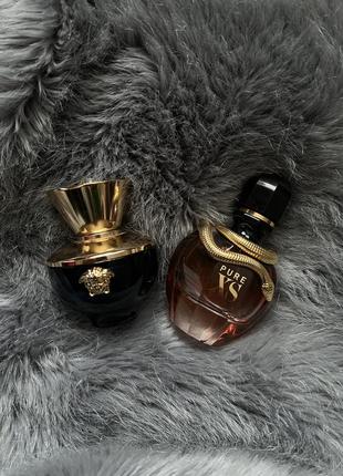 Залишки в оригінальних флаконах versace , paco rabanne