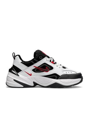 Nike m2k tekno, кросівки чоловічі чорно білі