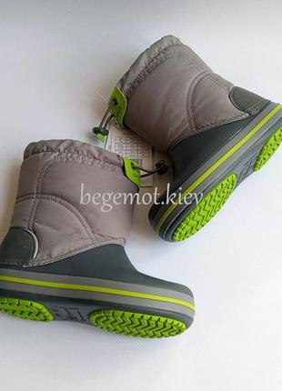 Оригинальные зимние детские сапоги crocs kids crocband lodgepoint boot1 фото