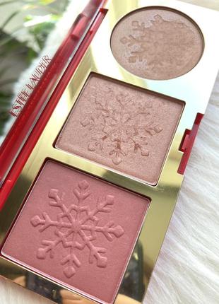 Палетка рум'ян та пудра estee lauder pure color envy holiday cheek palette.4 фото