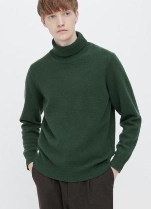 Чоловічий гольф uniqlo premium lambswool