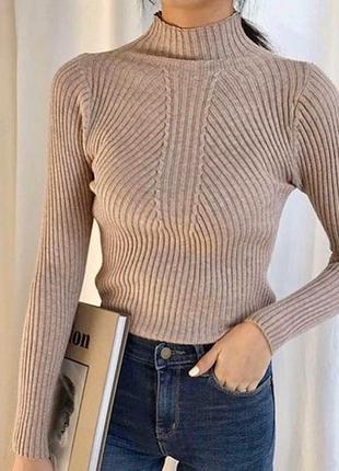 Гольфик елочка мокко