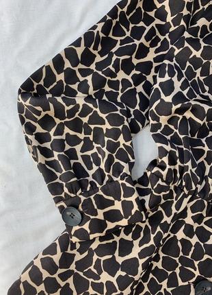 Сукня zara в леопардовий принт2 фото